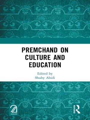 cover image of Premchand on Culture and Education